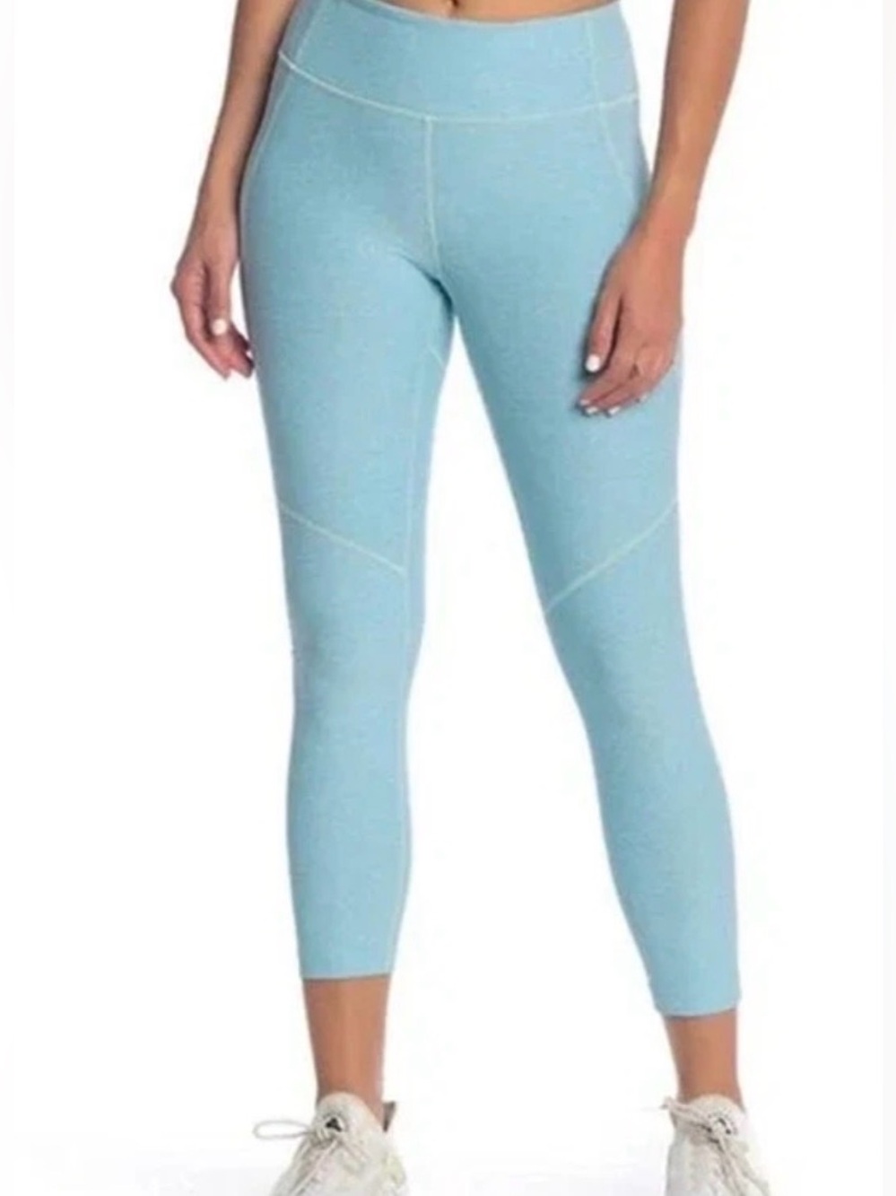 Outdoor Voices Women’s 3/4 Warmup Ocean Blue Leggings Size Medium Sku#59 - Picture 1 of 8